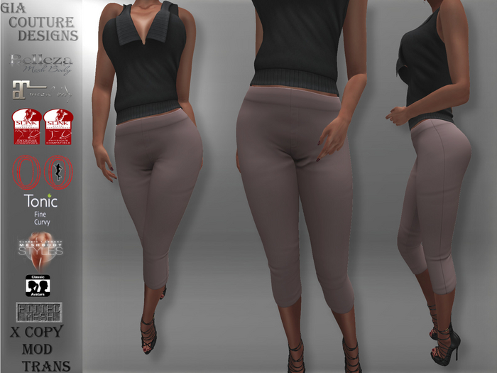 "GCD" Rory Stretch Pants Chestnut