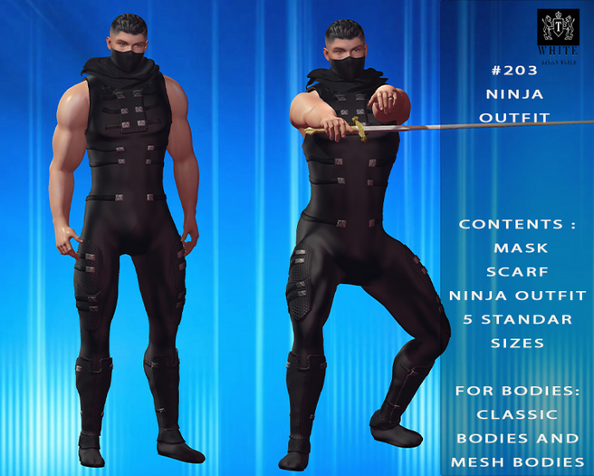 -TWR-Mesh Ninja Outfit-