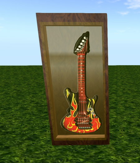 guitar framed 7