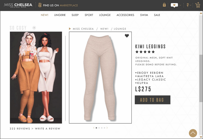 .miss chelsea. Kimi Leggings Creme
