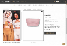 .miss chelsea. Kimi Top Pink