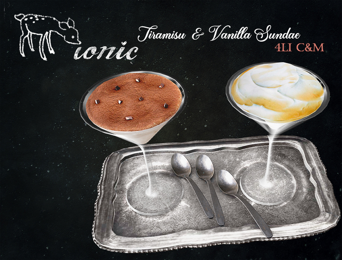 ionic : Tiramisu & Vanilla Sundae