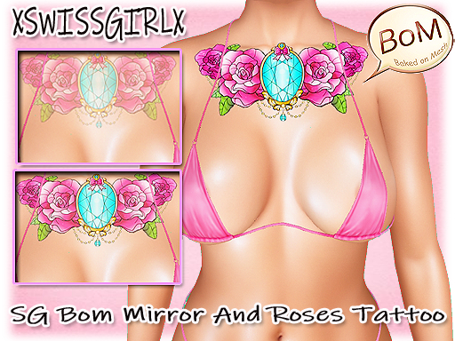 SG Bom Mirror And Roses Tattoo