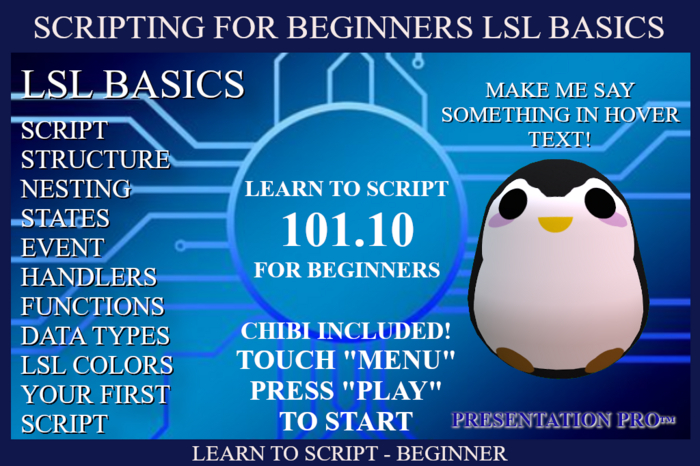 Learn to Script - 101.10 - Scripting Basics - Scripting Lesson - Scripting Tutorial - Presentation Pro