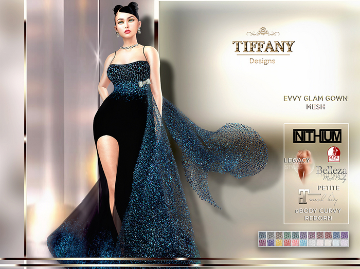 ::TD:: Evvy Glam Gown {Mesh}