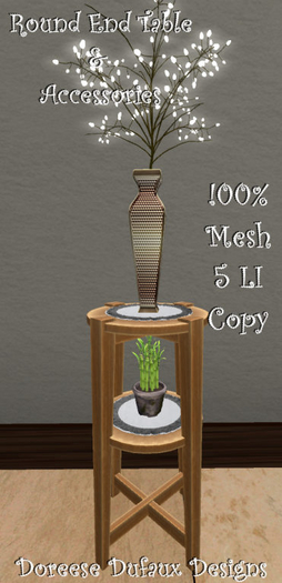 END TABLE GOLD VASE BRANCH LIGHTS HOME DECOR
