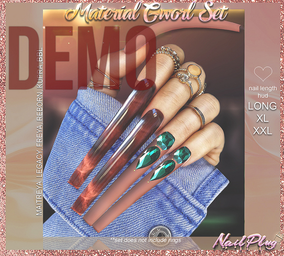 NAILPLUG:: Material Gworl Set DEMO