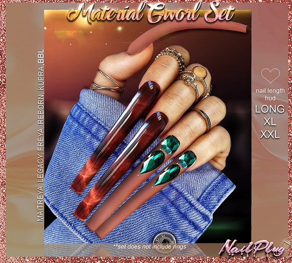 NAILPLUG:: Material Gworl Set