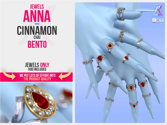 JEWEL . RING . HAND . CINNAMON