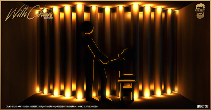 With Chair Backdrop - The Bearded Guy