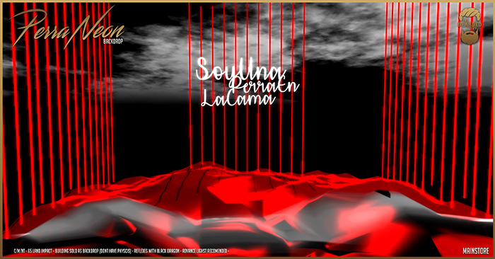 Perra Neon Backdrop - The Bearded Guy