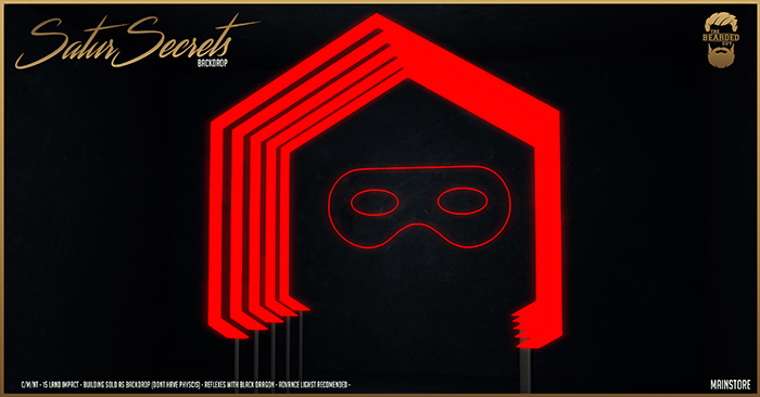 Satur Secrets Backdrop - The Bearded Guy