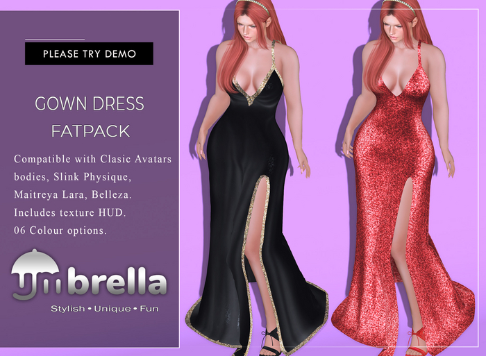 UMbreLLa - Fatpack Gown Dress MAITREYA/BELLEZA/SLINK