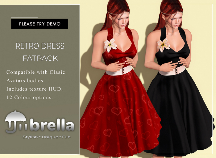 UMbreLLa - Fatpack Retro Dress