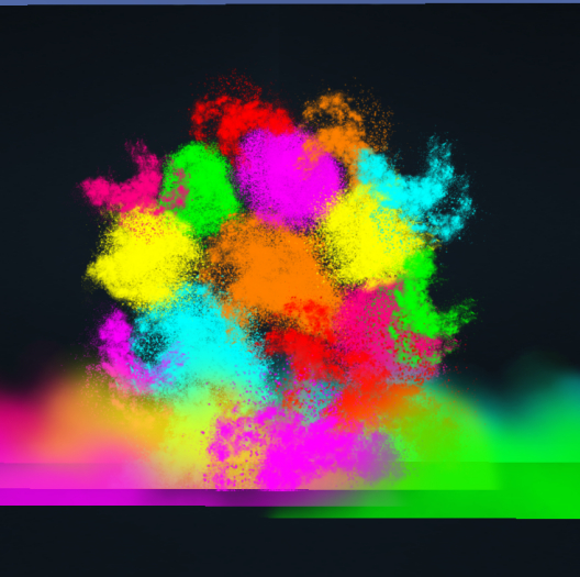 Holi - Background Black