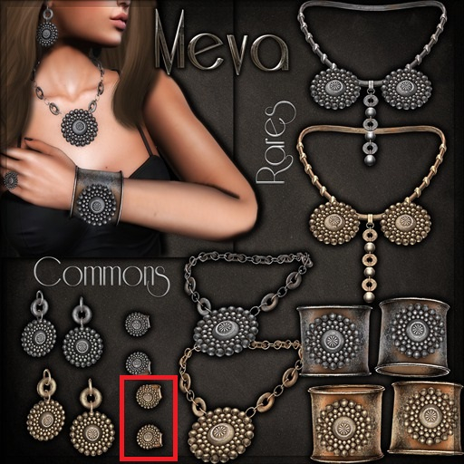 Meva Amya Rings golden Box