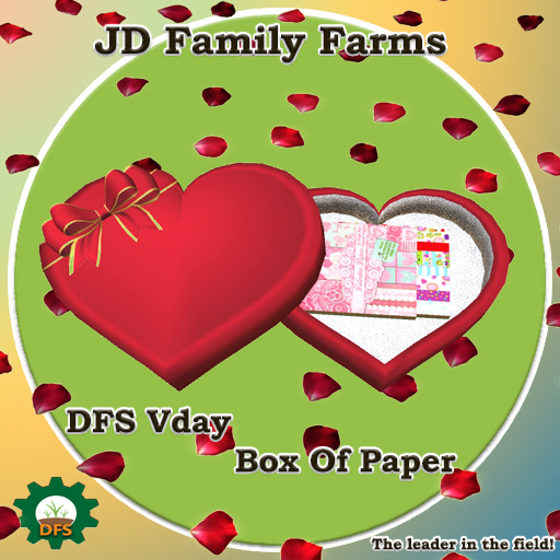 DFS Vday Box Of Paper - Valentine's Day Celebration