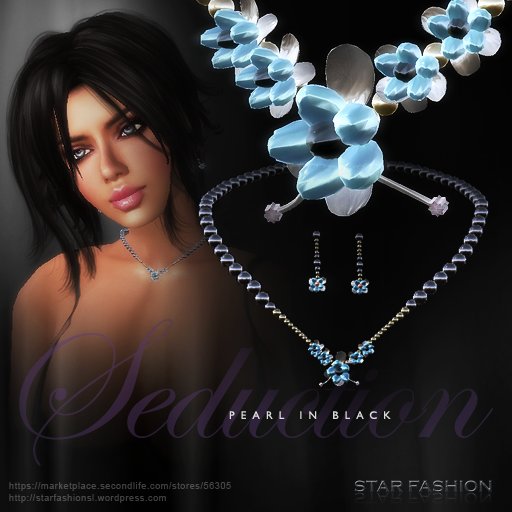 StarFashion Seduction black Pearls Boxed
