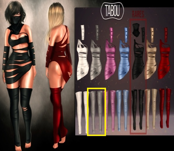 TABOU. High socks (maitreya)- Grey