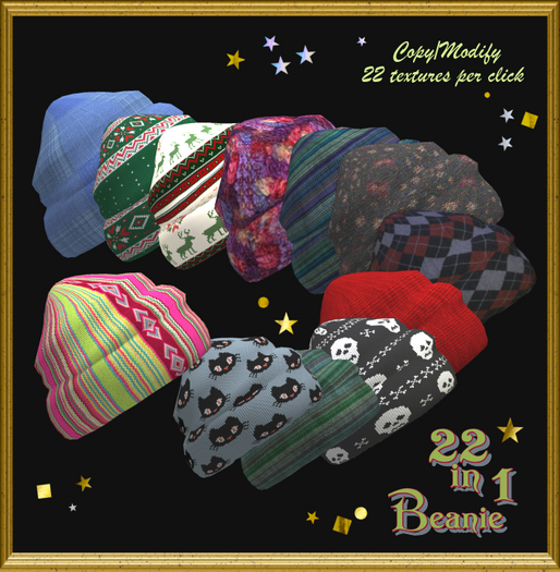 22 in 1 Knitted Beanie