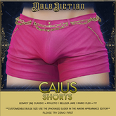 .Malediction. Caius Shorts {Cotton Pink}