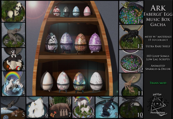 3rd Eye_ Ark 6 Penguins Music Box COMMON