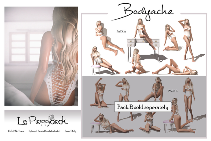 Le Poppycock *Bodyache* Set A