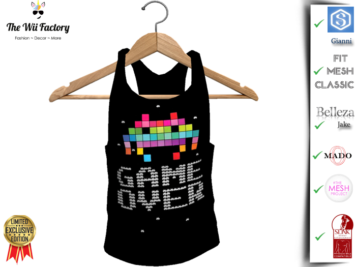 :TWF: Zeus Tank Top Game Over