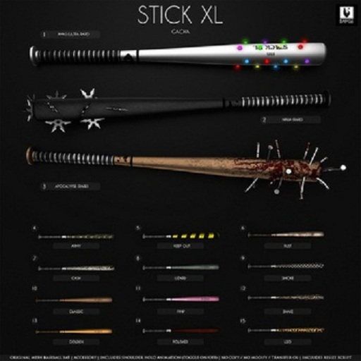 8. :BAMSE: Stick XL - Lizard