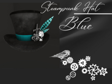 [ARYA] Steampunk Hat - Blue