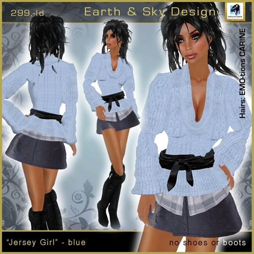 Jersey Girl blue - Earth & Sky Design