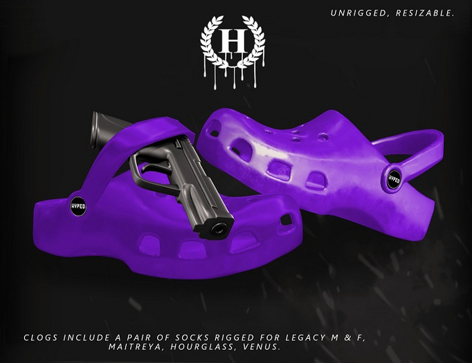 [HYPED] CLOGS PURPLE- UNPACK