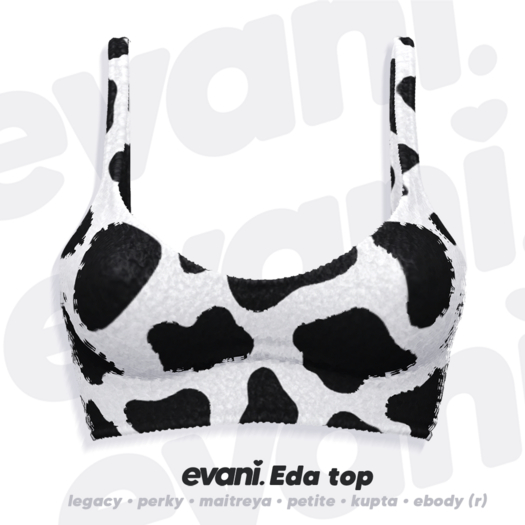 evani. Eda top. cow