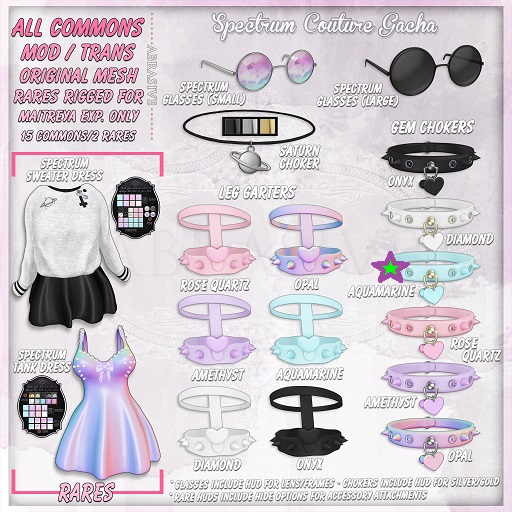 [ abrasive ] Spectrum Couture - Spectrum Tank Dress RARE