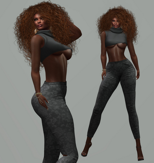 Grey Legging Outfit Mandy MAITREYA