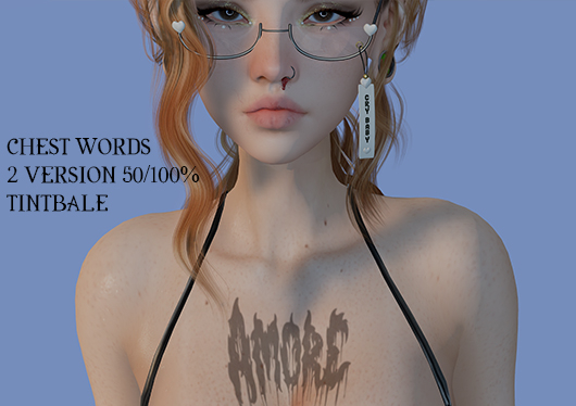 PC// Chest words V4 (tintable) bom