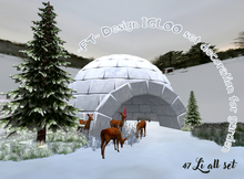 ~FT~ IGLOO winter set decoration