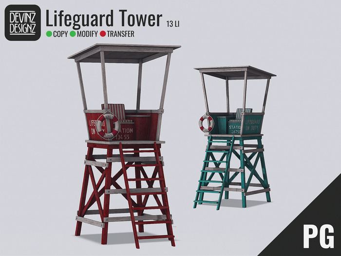 [D] Lifeguard Tower PG