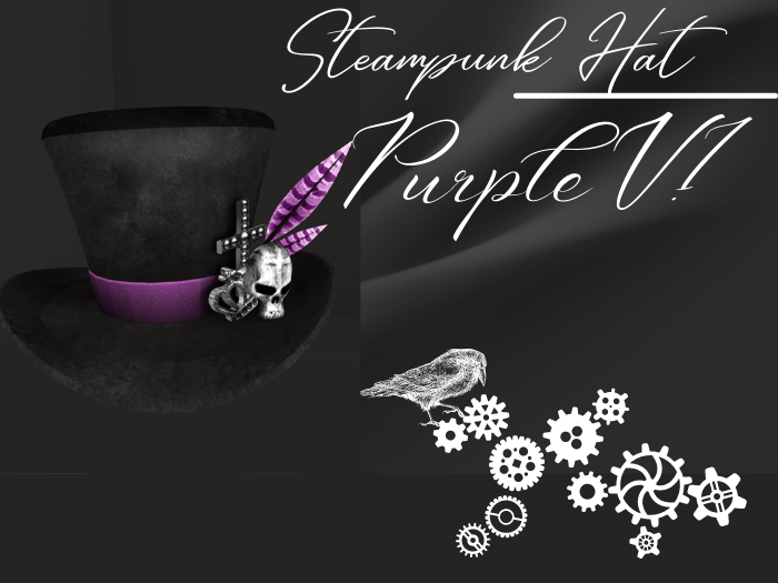 [ARYA] Steampunk Hat - Purple V.1