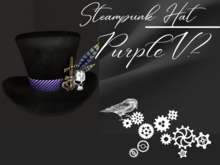 [ARYA] Steampunk Hat - Purple V.2