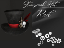 [ARYA] Steampunk Hat - Red