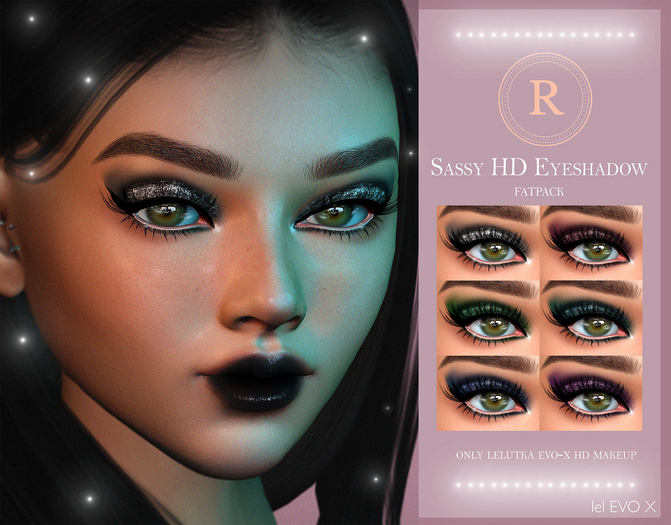 [ R U V A ] - Sassy HD Eyeshadow FATPACK - EVOX