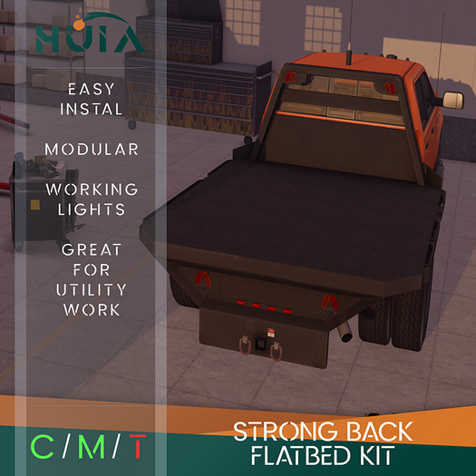 ~Huia~ Strong Back Flatbed Kit