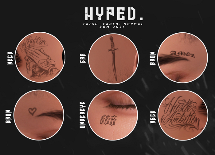 HYPED HUSTLE TATT