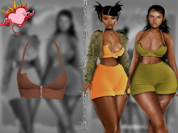 LVRGRL - Zipped Halter Coco