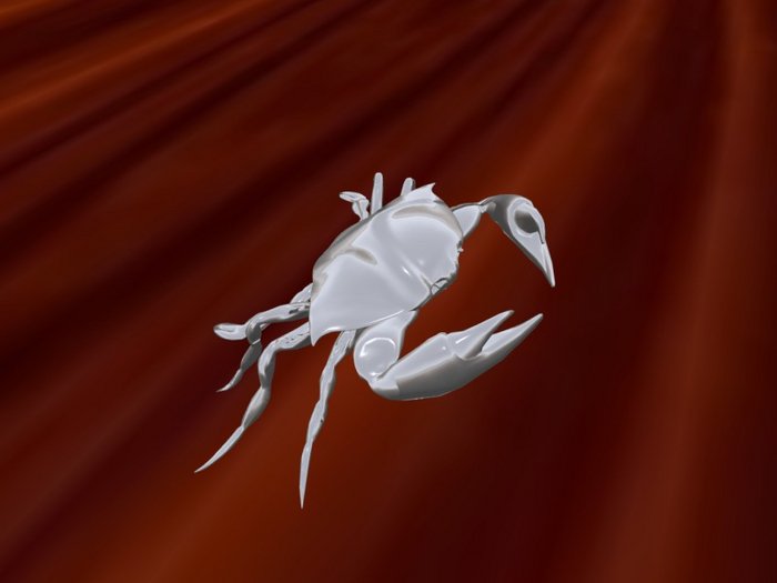 TM Metal Blue Crab