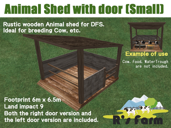 R's Farm Animal Shed (Small)