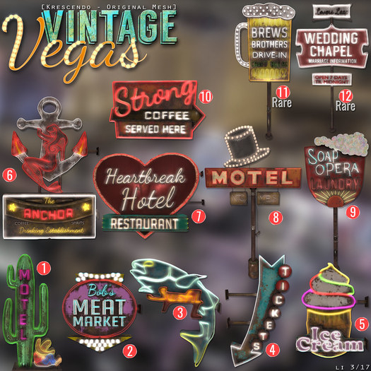[Kres] Vintage Vegas - (10) Coffee - Boxed