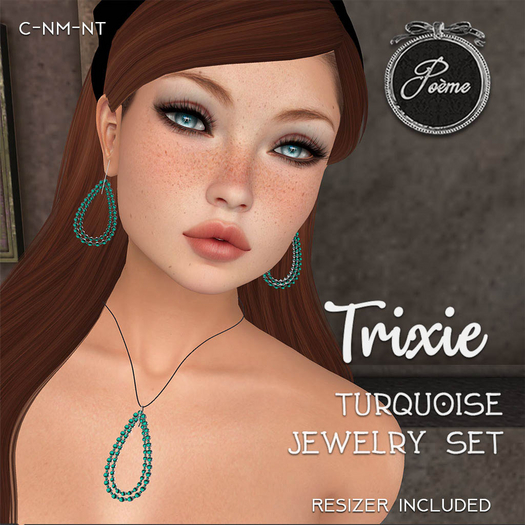 {Poeme} Trixie Turquoise Jewelry Set