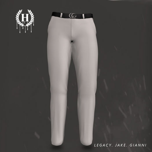 [hyped] ANDRE- WHITE PANTS